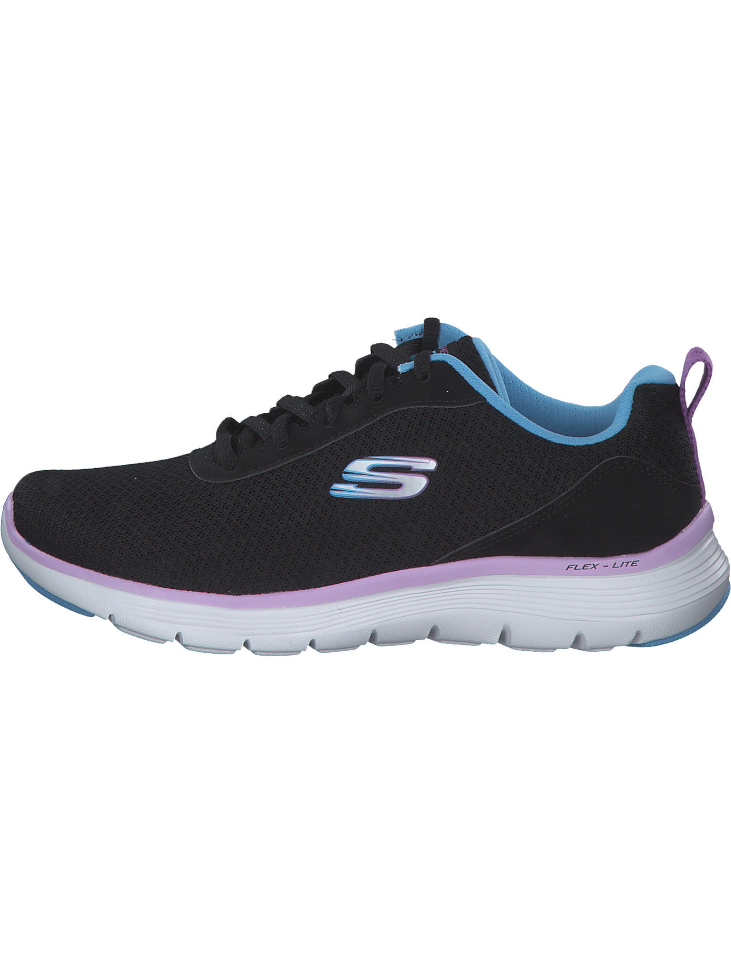 SKECHERS Veterschoen in Zwart