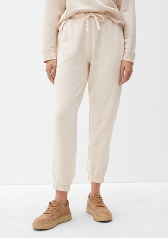 s.Oliver Tapered Pants in Beige