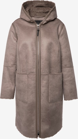 Manteau d’hiver Ulla Popken en beige : devant