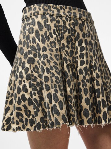 PIECES Skirt 'PCJUNIA' in Beige