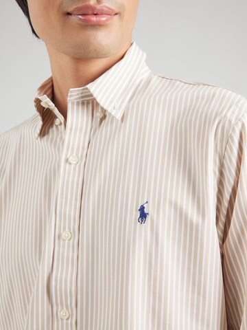 Polo Ralph Lauren Slim fit Business shirt in Beige
