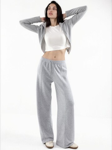 Wide leg Pantaloni sportivi di Hiccup in grigio