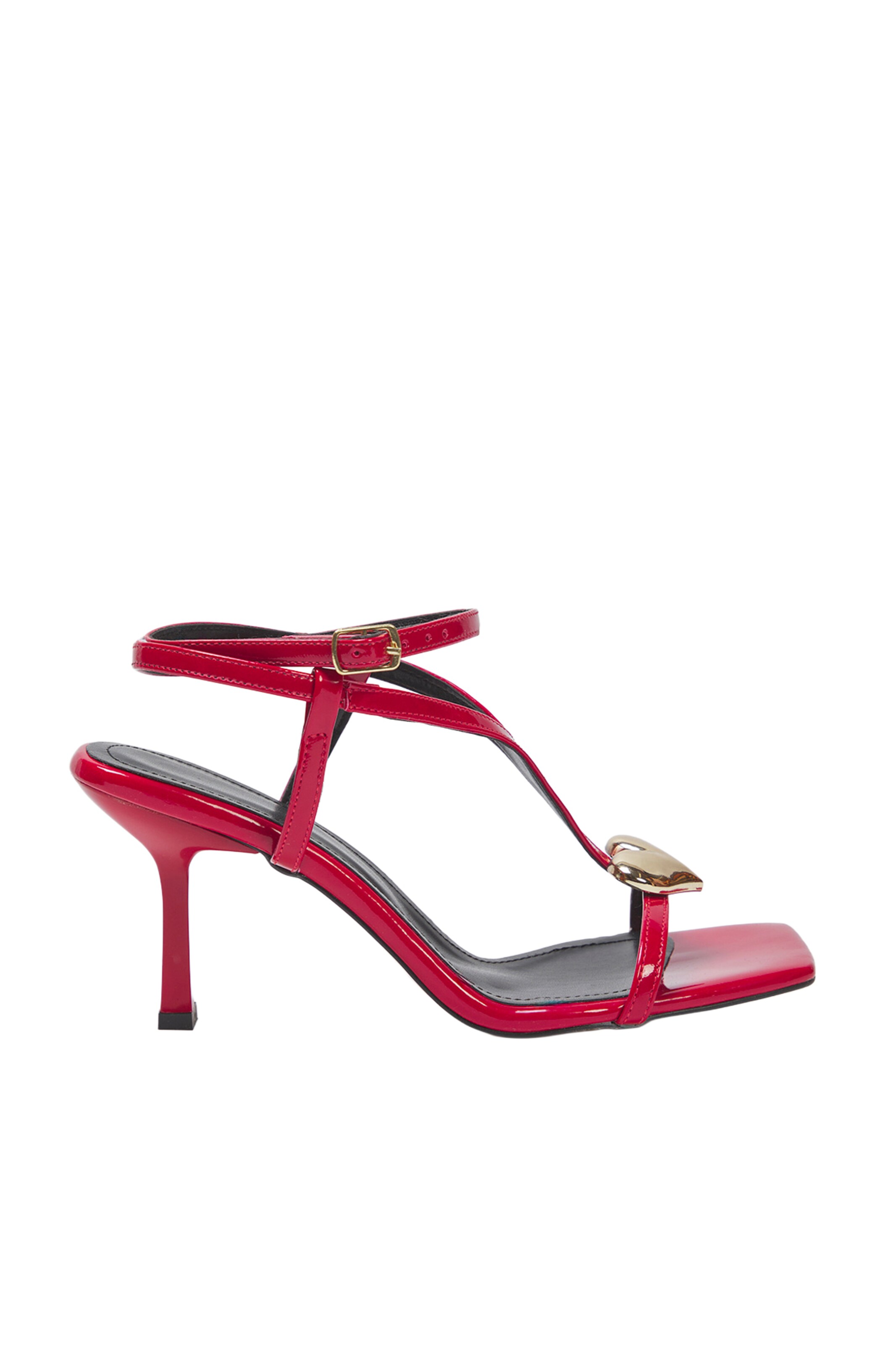 Trendyol - Zapatos con plataforma en rojo: frente