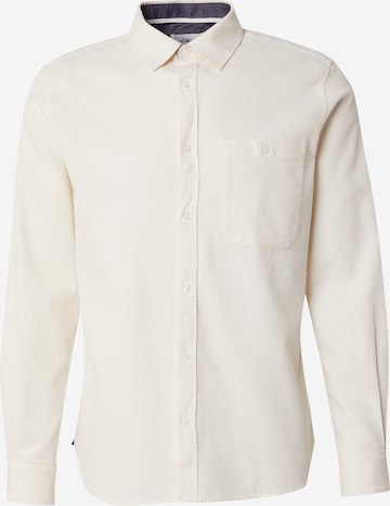 s.Oliver Regular Fit Hemd in Beige: Vorderseite