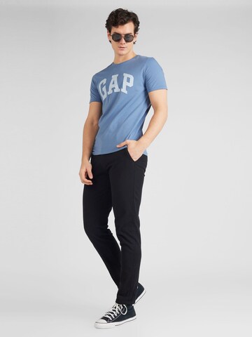 GAP Regular fit Majica | modra barva