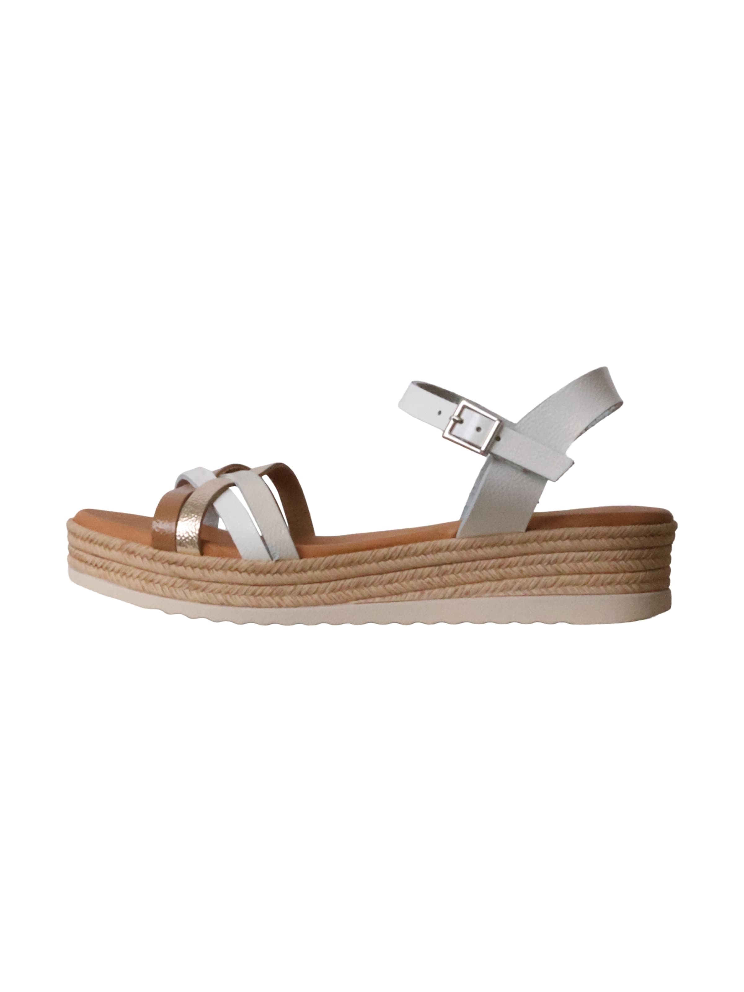 Oh my Sandals Sandal 'Ledersandalen' in White: front