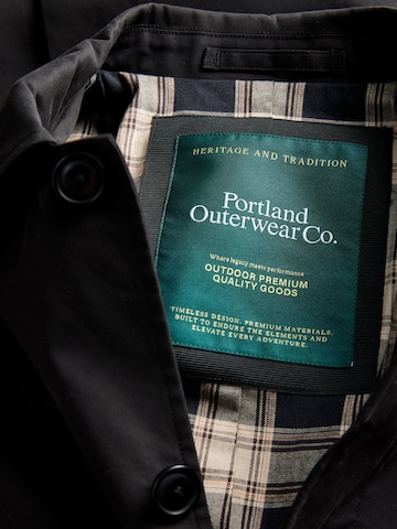 Portland Outerwear Company - Abrigo de entretiempo en negro