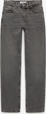 Pull&Bear Loosefit Jeans in Zwart: voorkant