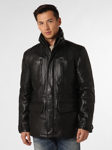 Nils Sundström Between-Season Jacket in Black: front