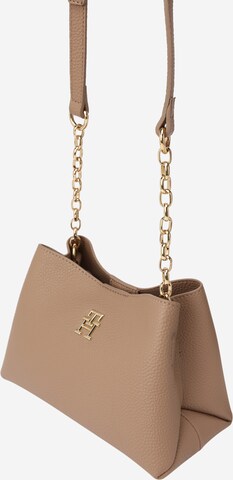 TOMMY HILFIGER Skuldertaske i beige