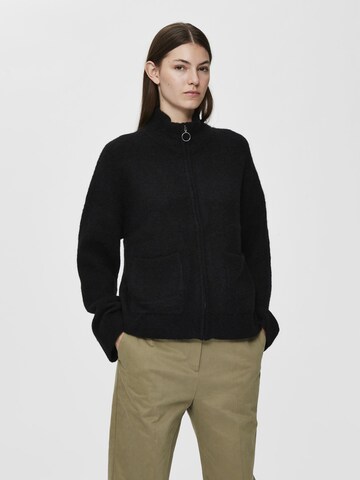 SELECTED FEMME Strickjacke in Schwarz: predná strana