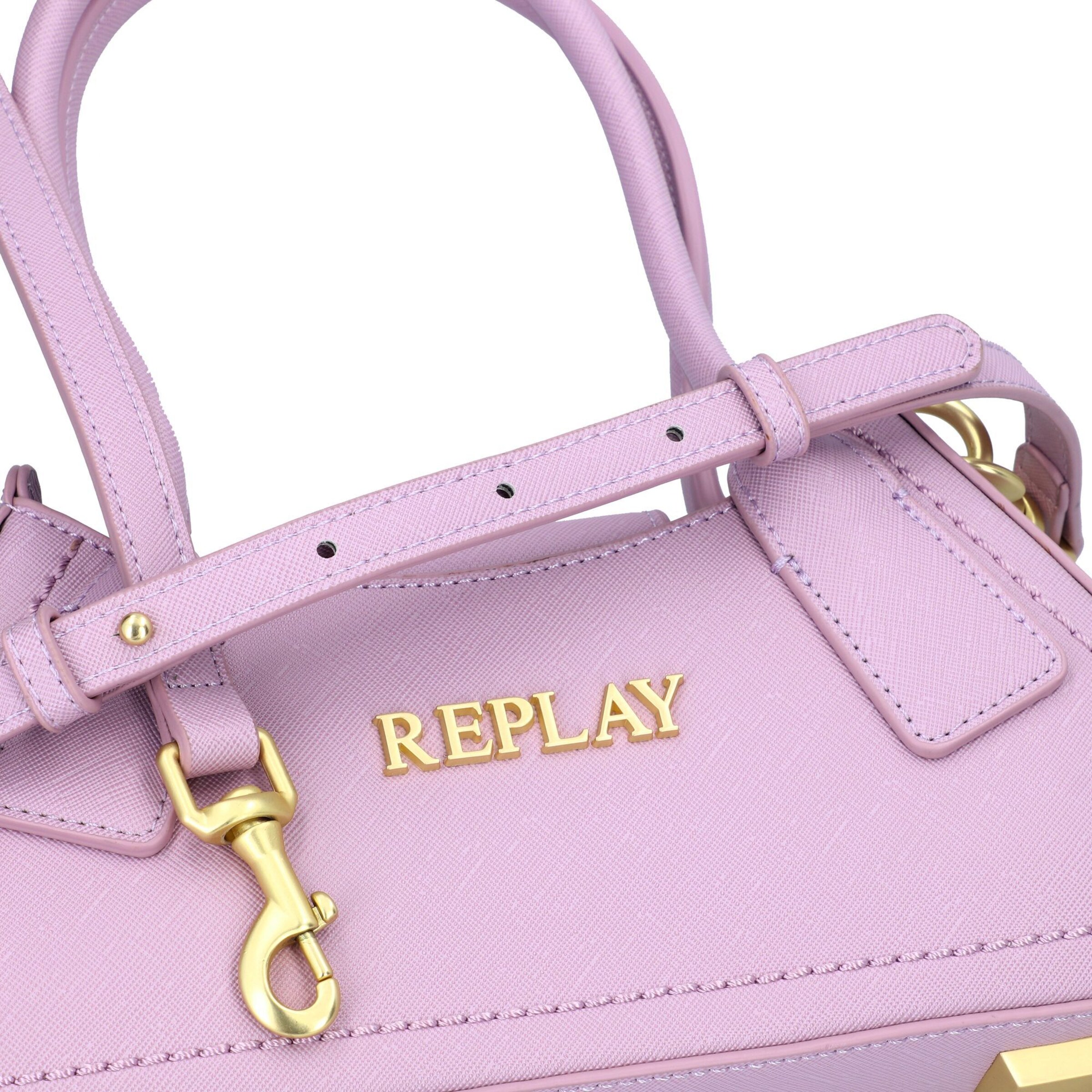 REPLAY Schultertasche in Lila
