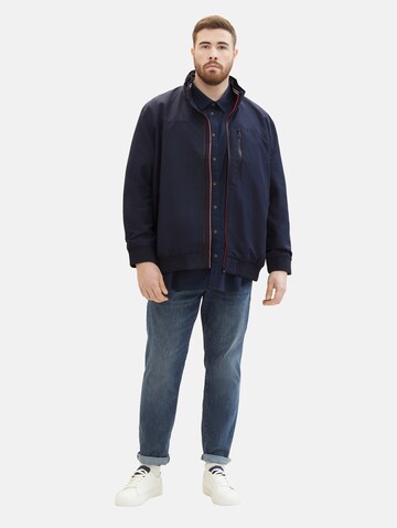 TOM TAILOR Men + Between-Season Jacket in Blue