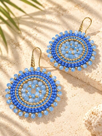 Orecchini 'IBIZA HALO' di Alster Herz in blu