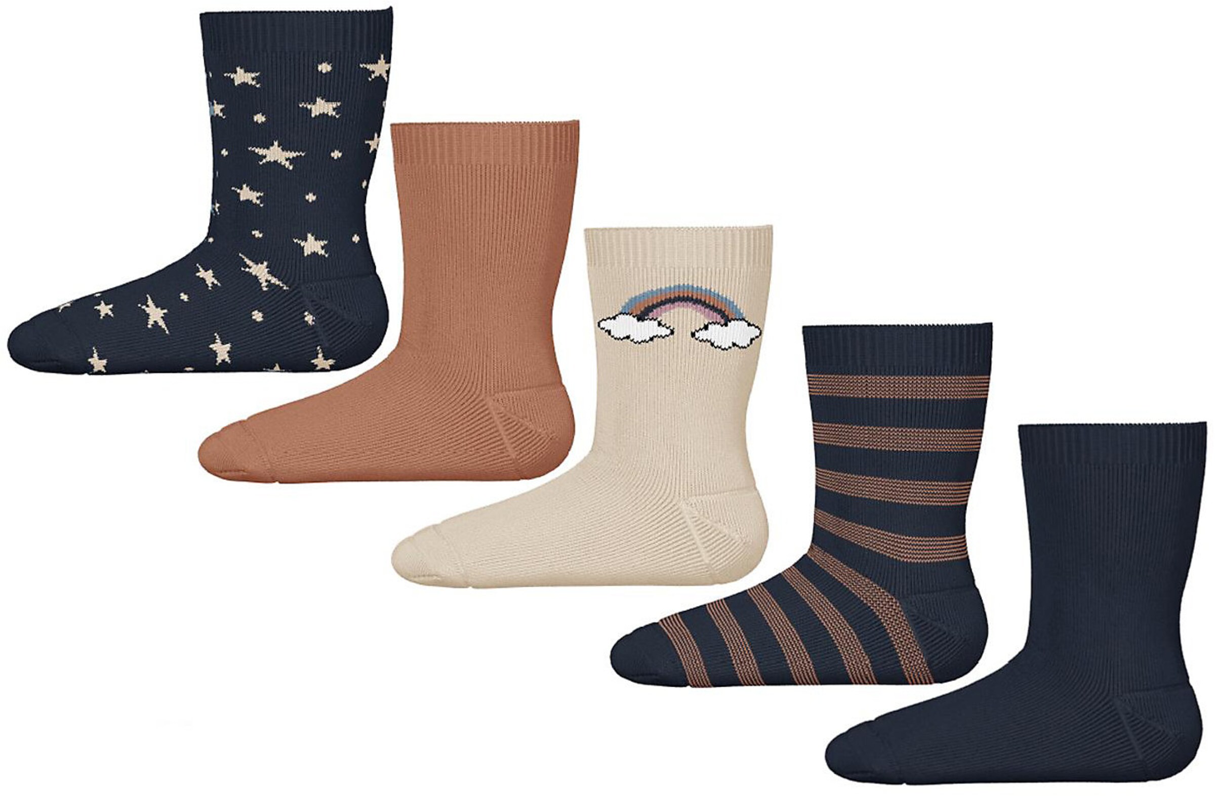 Kinder Kids (Gr. 92-140) NAME IT Socken 'NMFVINNI' in Beige, Blau - XL22604 Kinder Kids (Gr. 92-140) NAME IT Socken 'NMFVINNI' in Beige, Blau - XL22604