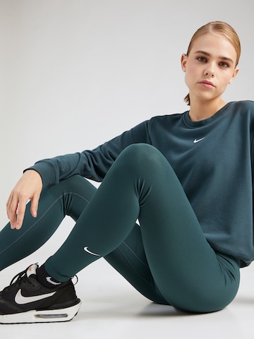 NIKE Skinny Sporthose 'ONE' in Grün