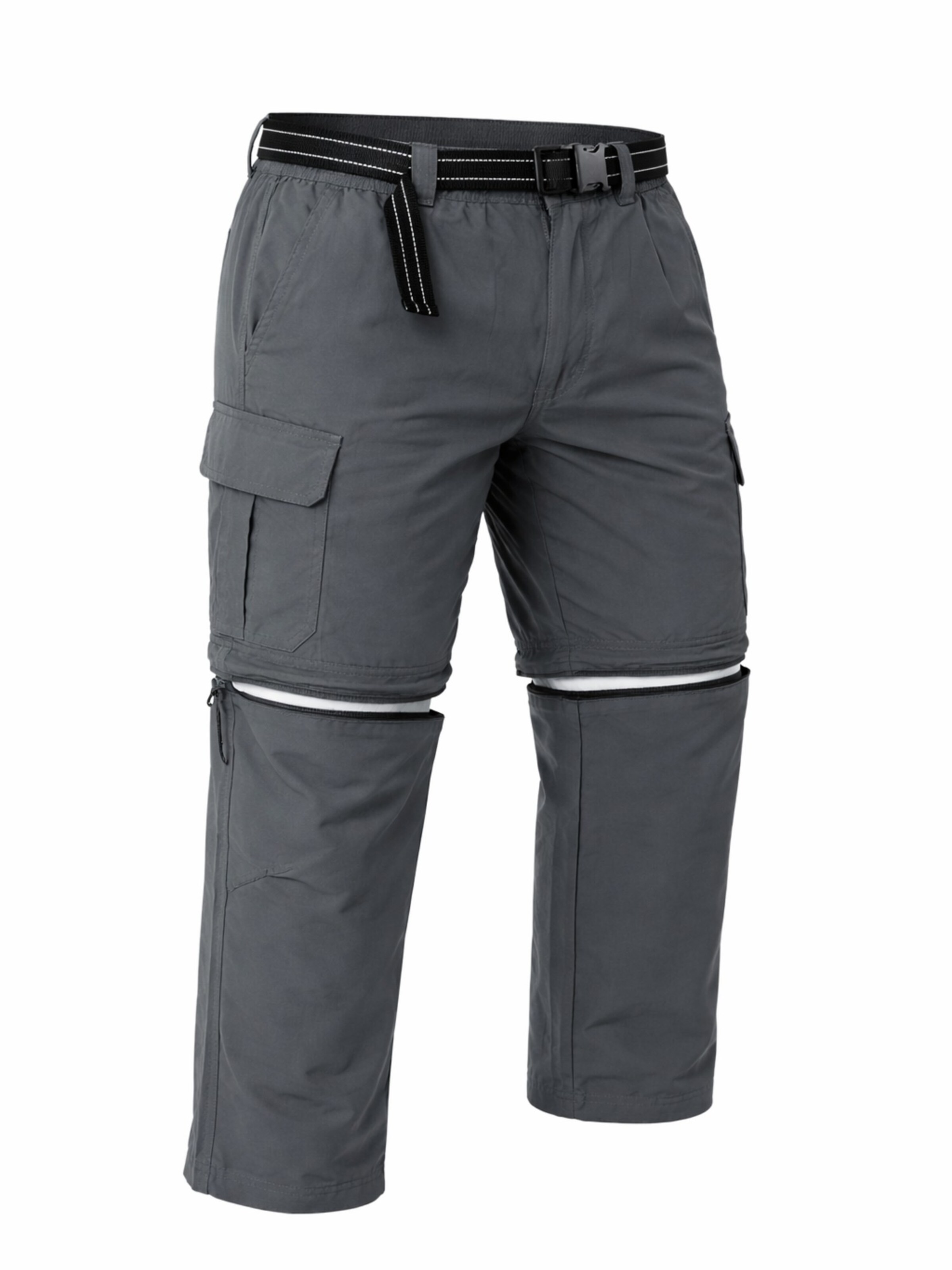 PANTONECLO Cargo trousers 'Pantoneclo Cargo Pant' in Grey: front