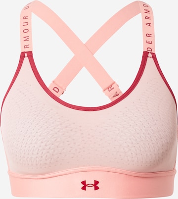 UNDER ARMOUR Bustier Sport-BH 'Infinity' in Pink: predná strana