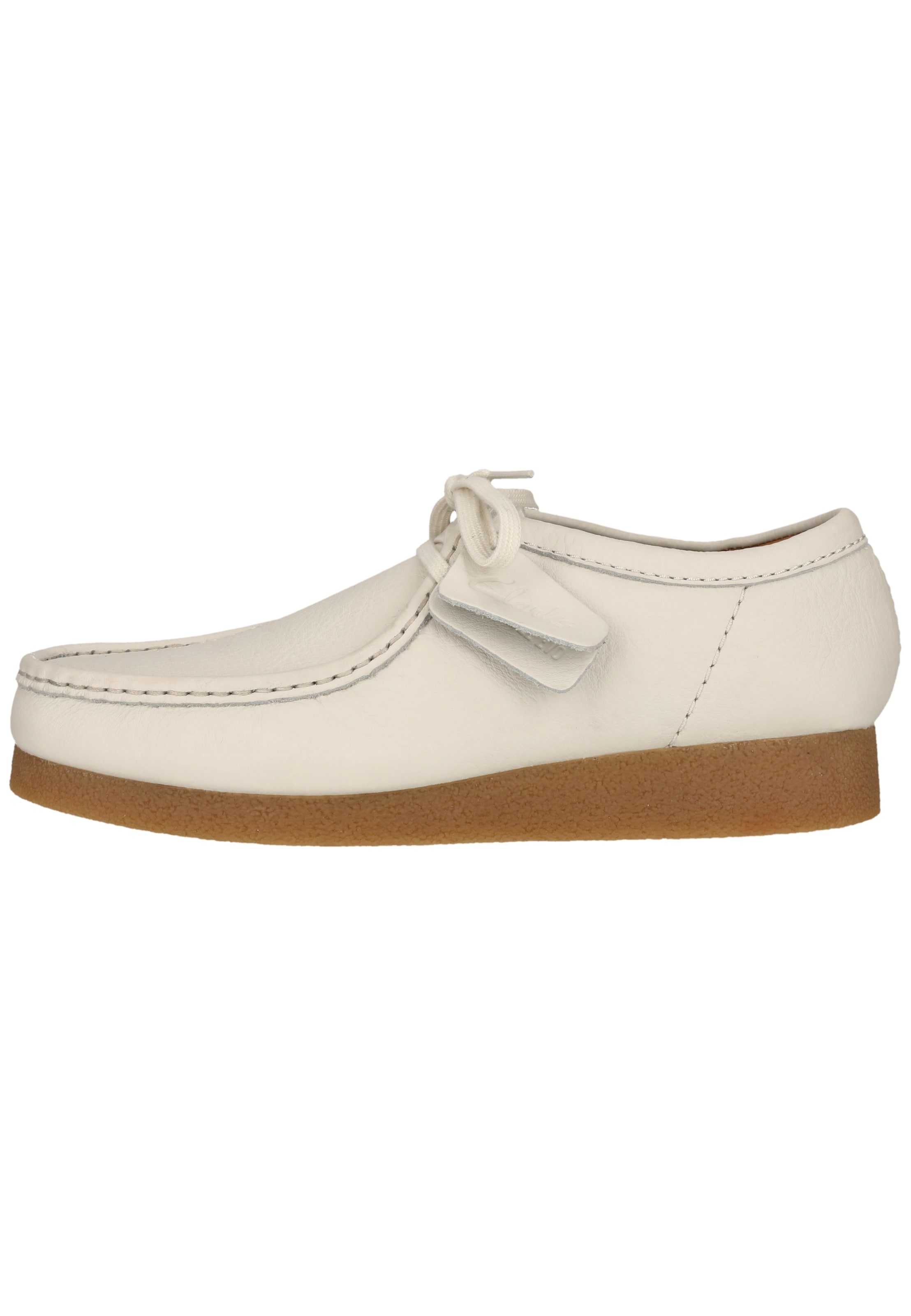 CLARKS Lace-up shoe 'Wallabee EVO' in White