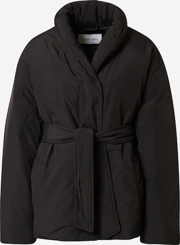 Calvin Klein Winter Jacket in Black: front