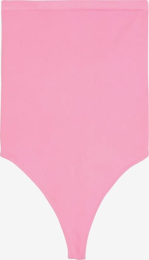 Bershka Shirtbody en rose clair, Vue avec produit