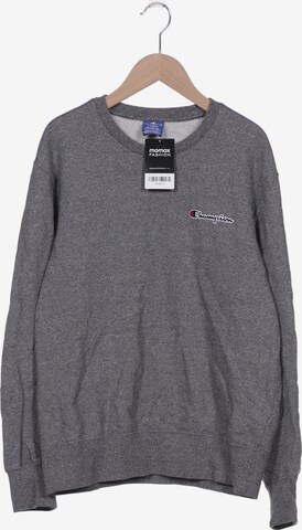 Champion Sweatshirt & Zip-Up Hoodie in L in Grey: front
