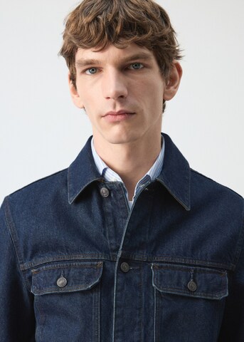 MANGO MAN Between-Season Jacket 'Ryan' in Blue