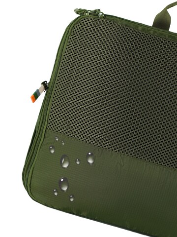 TRAVEL DUDE Reistas 'Packing Cubes Set 4 Teilig mit Kompression, Packwürfel, Packtaschen Set für Rucksack & Koffer' in Groen