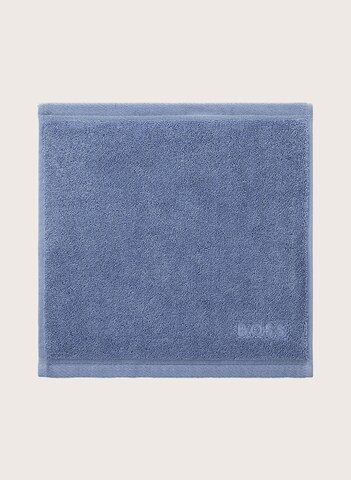 BOSS Towel in Blue: front