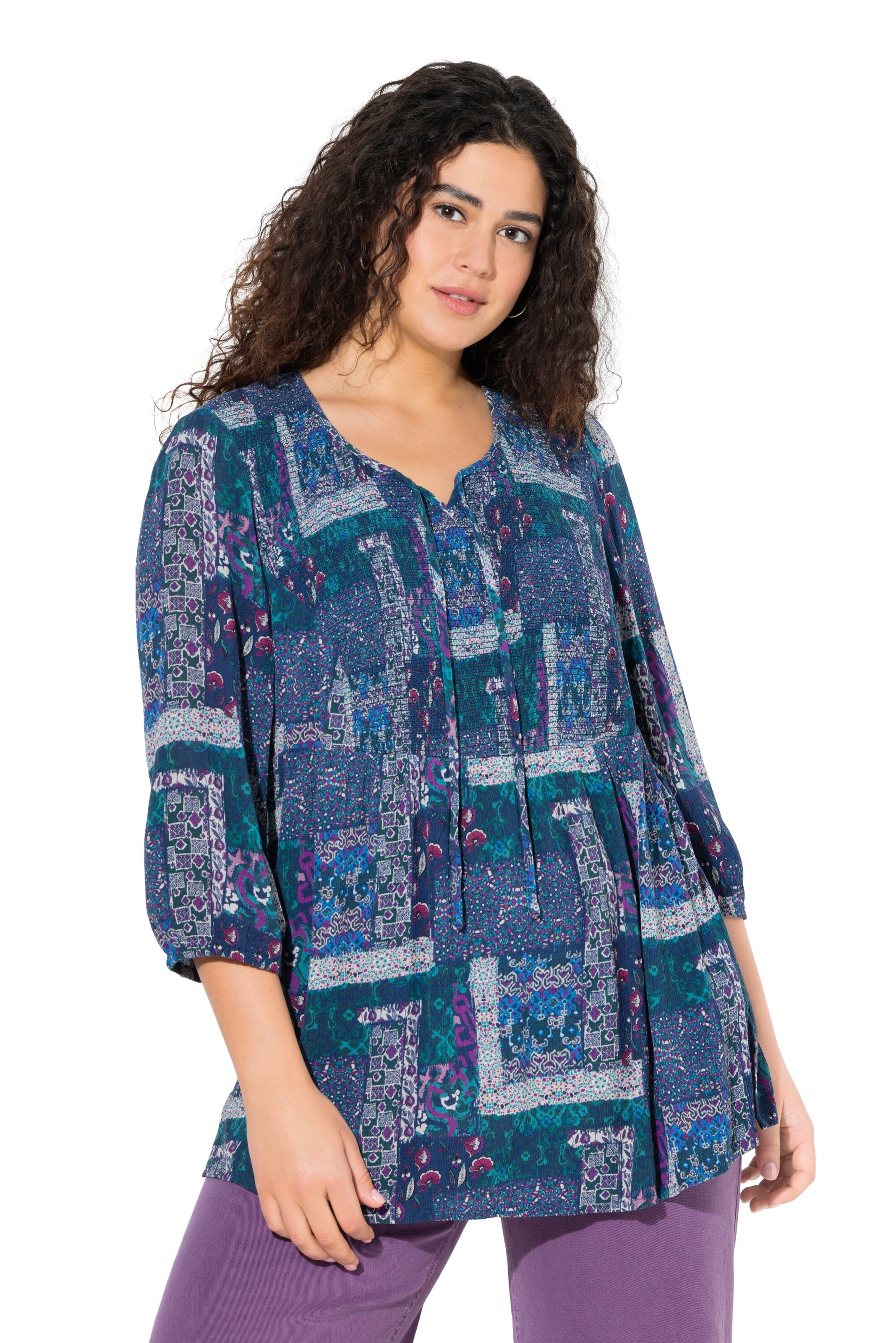 Ulla Popken Tunic in Blue: front