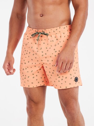 PROTEST Board Shorts 'PRTJuan' in Orange