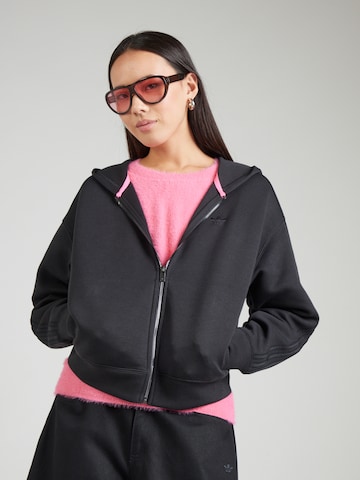 ADIDAS ORIGINALS Tepláková bunda 'SPACER' - Čierna: predná strana