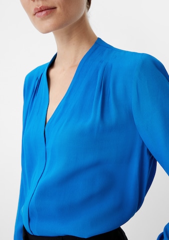 COMMA Bluse in Blau