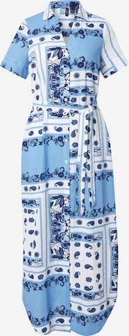 VERO MODA Skjortklänning 'VMMILAN OMIA' i blå: framsida