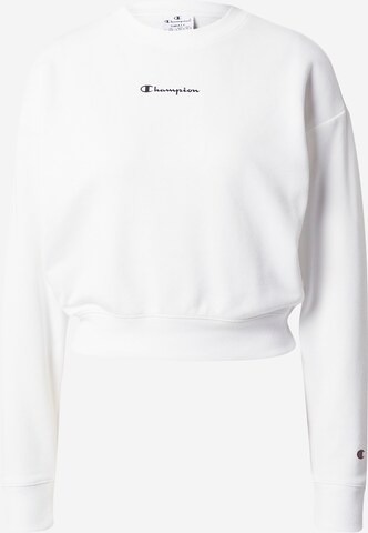 Sweat-shirt Champion Authentic Athletic Apparel en blanc : devant