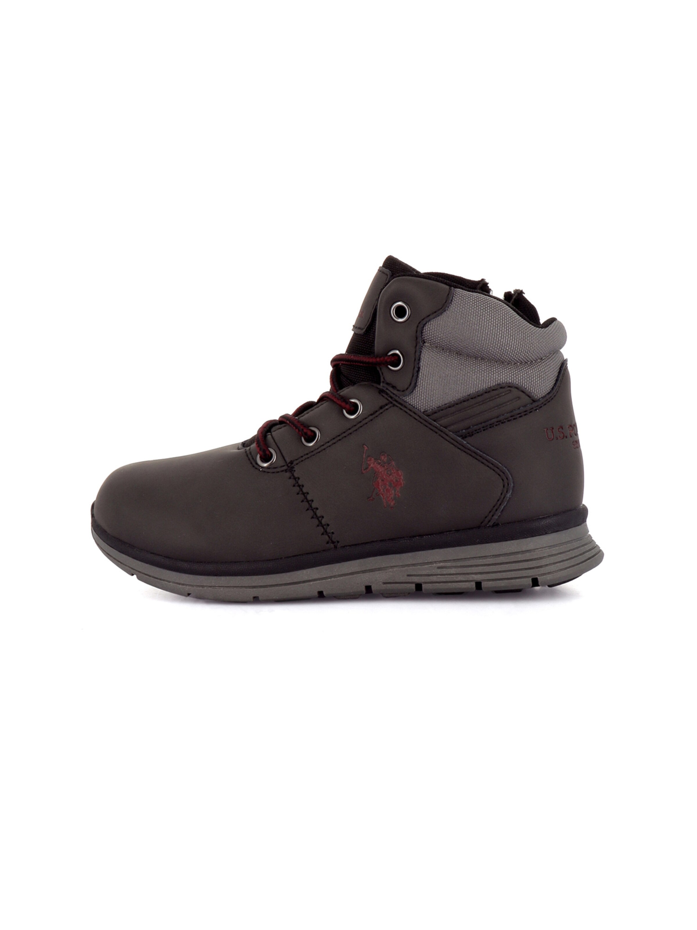 US POLO ASSN. Laarzen 'Carter' in Grijs: voorkant
