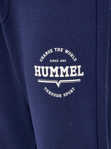 Hummel Tapered Pants 'Asher' in Blue