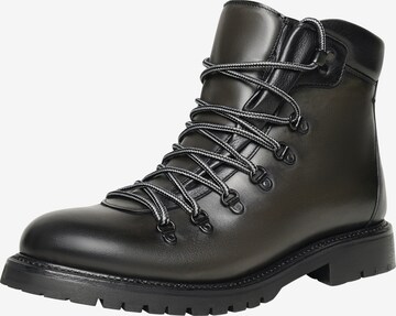 Henry Stevens Veterboots 'Barkley' in Grijs: voorkant