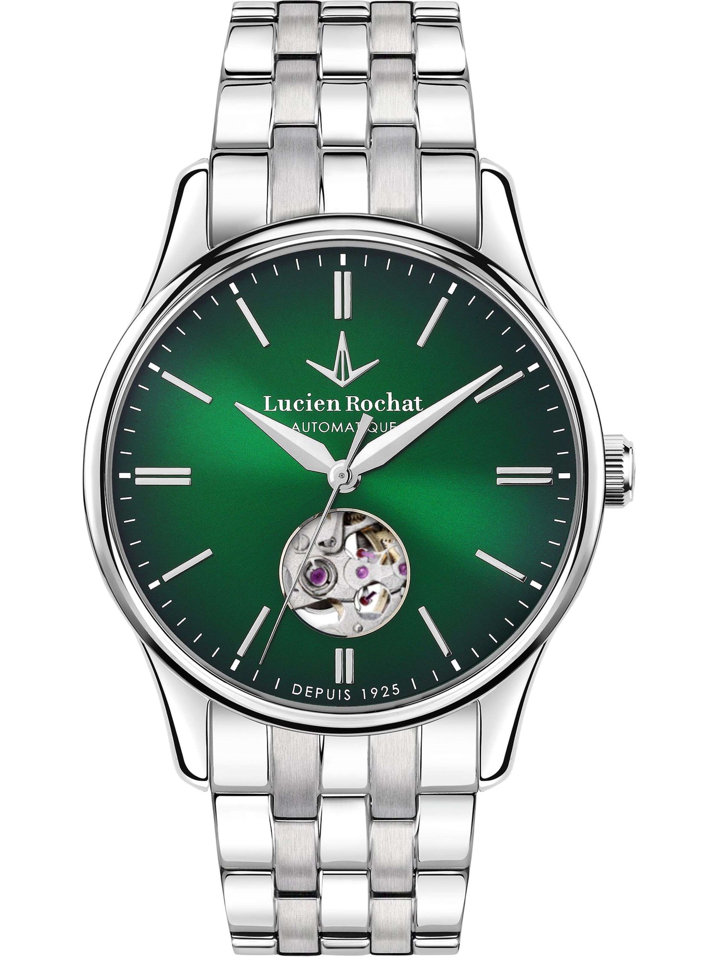 Lucien Rochat Uhr in Silber: Vorderseite