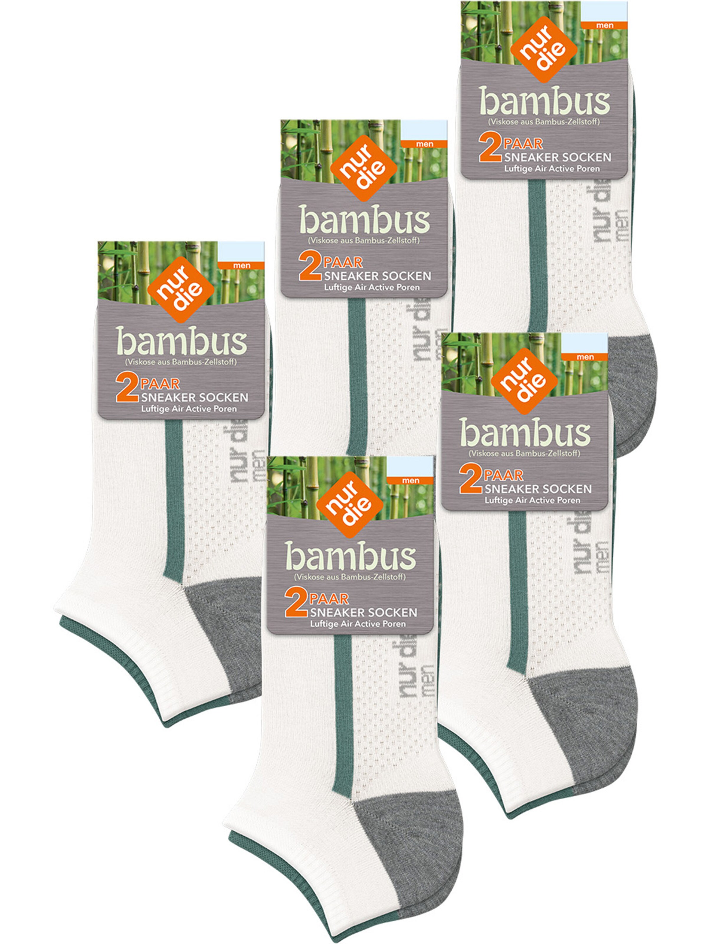 Nur Die Socks in White: front