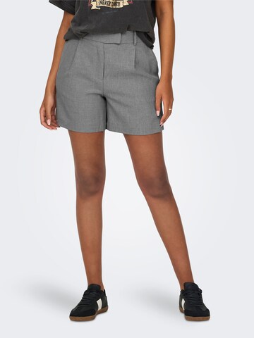 Wide Leg Pantalon à pince 'ONLLINDA' ONLY en gris : devant
