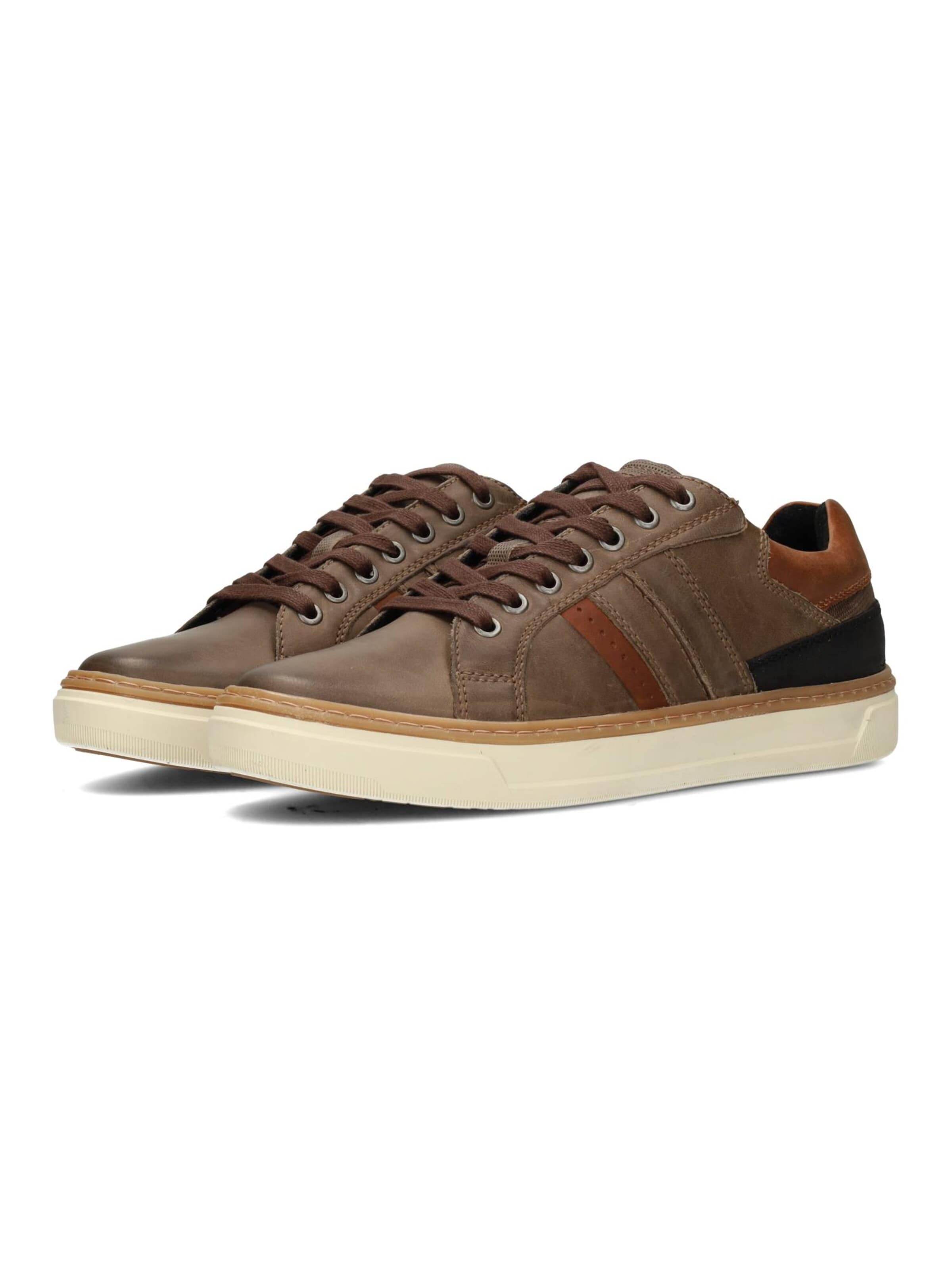 Baskets basses 'Philos' Poelman en marron