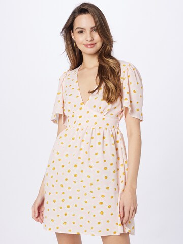 Monki Dress in White: front