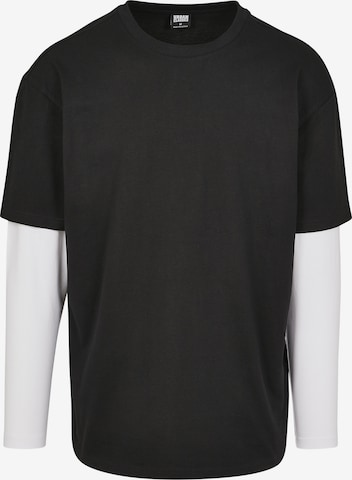 Urban Classics Regular fit Shirt in Black: front