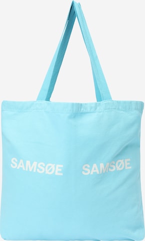 Samsøe Samsøe Torba shopper 'Frinka' w kolorze niebieski