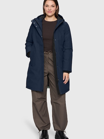 Manteau fonctionnel New View en bleu : devant