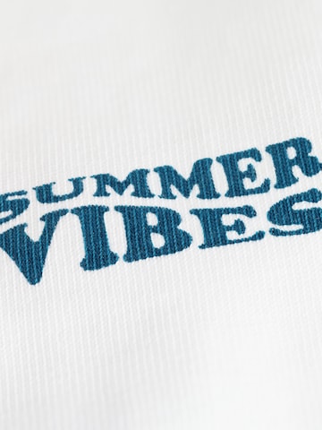 SPITZBUB Shirt 'Summer vibes' in White