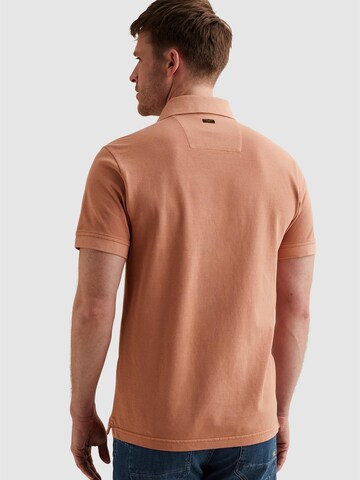 T-Shirt 'Polo shirt with garment-dye wash and tailwing logo' PME Legend en rose