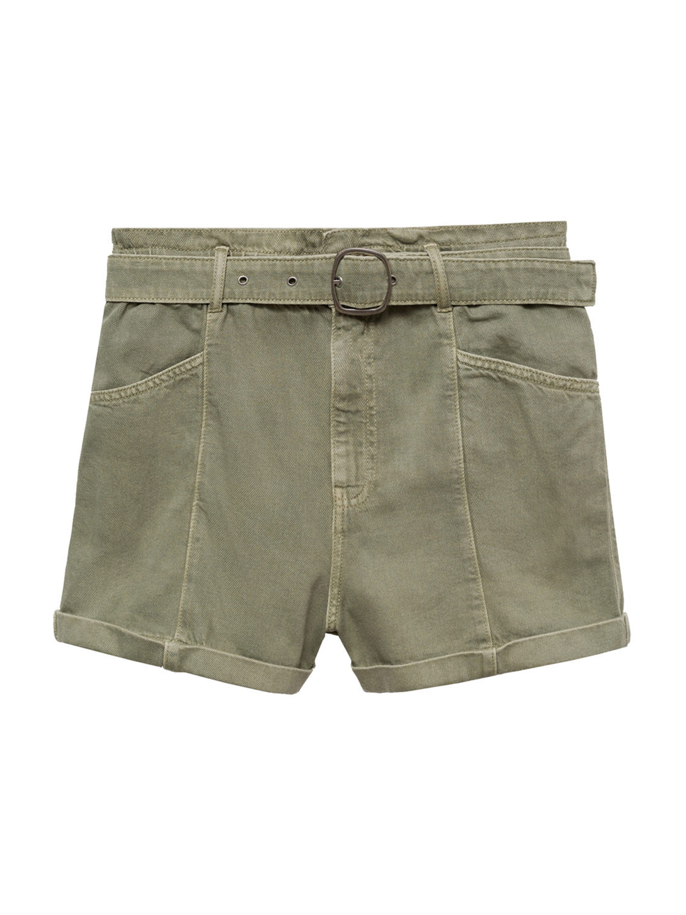 MANGO Regular Farkut 'Delia' värissä vihreä: etupuoli