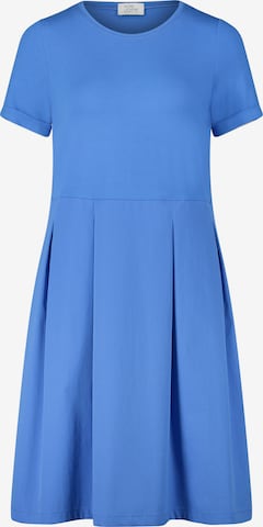 Vera Mont Sommerkleid mit Kellerfalten in Blau: predná strana